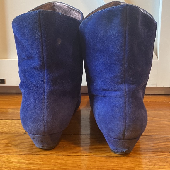 Cobalt blue Ankle boots - Picture 4 of 6